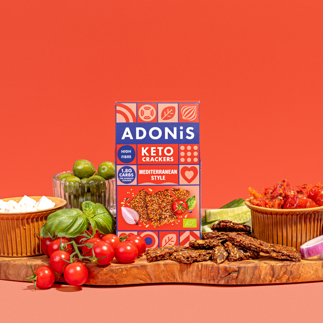 Mediterranian Style Keto Crackers (10x60g)