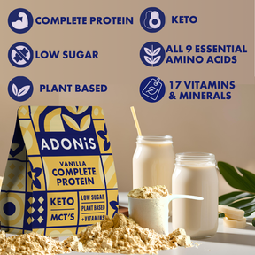 ADONiS Complete Protein Keto Shake - Vanilla