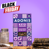 Black Pepper & Sea Salt Keto Crackers (10x60g)